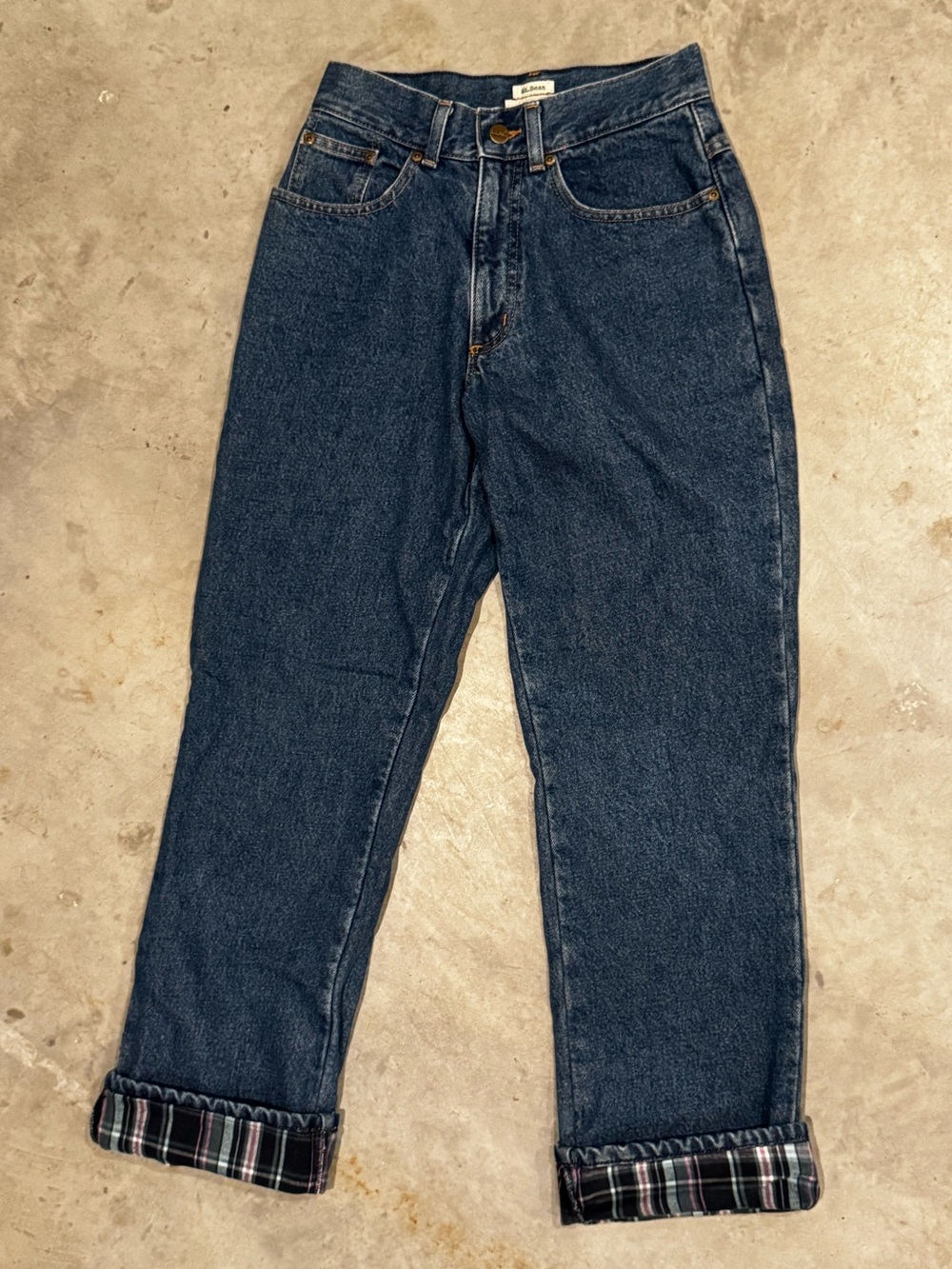 L.L. Bean Original Fit Flannel Lined Women’s Jeans Size 4Reg